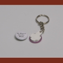Buttons with key chain
